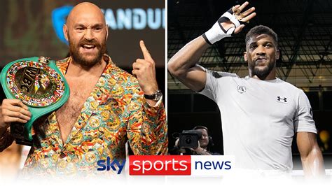 Tyson Fury And Anthony Joshua Will Not Fight Each Other Next Say Both Fighters Promoters Youtube