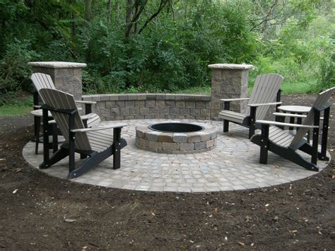 Exterior Outdoor Fire Pit Diy Fire Pit For Backyard Related To Building