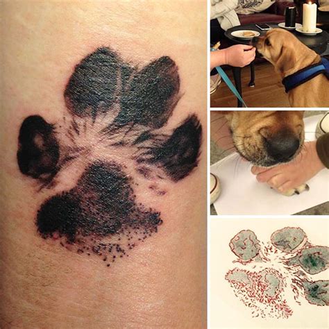 The Dog Paw Print Tattoos Are Now On Trend And Theyre