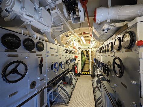 Inside Submarine U 995 Type Viic At The Laboe Naval Memorial Germany