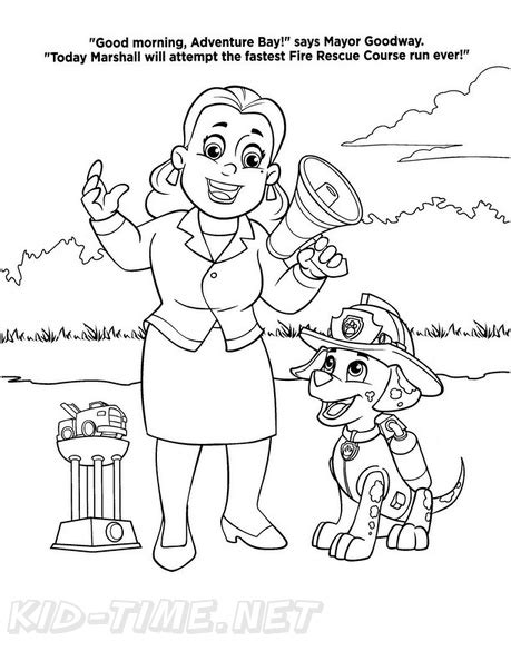 Coloring Paw Patrol Katie Coloring Coloring Pages