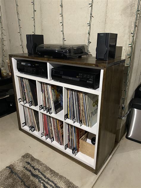 First Record Storage Unit Build Complete Now Have Room To Grow My