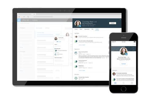 Adding Linkedin’s Profile Card on Office 365 Offers a Simple Way to