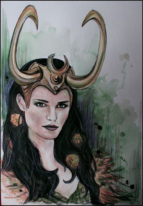 Thor took the role of her older brother very seriously. Lady Loki by SallyGipsyPunk on DeviantArt