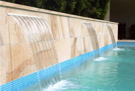 All Sandstone Tile Water Feature Wall Pool Water Features Pool