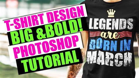 merch by amazon photoshop t shirt design tutorial youtube