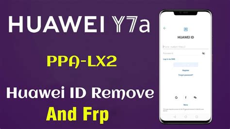 Y7a Ppa Lx2 Huawei Id Frp Remove Downgrade
