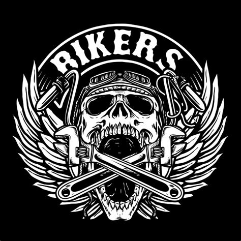 ✓ free for commercial use ✓ high quality images. Bikers club logo | Premium Vector
