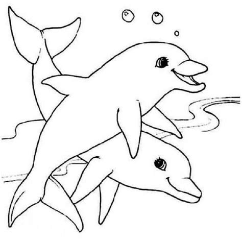 Cute Dolphin Coloring Pages Dolphin Coloring Pages Animal Coloring