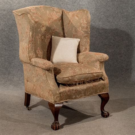 Check spelling or type a new query. Antique Large Wing Armchair Wingback Fireside Chair Fine ...