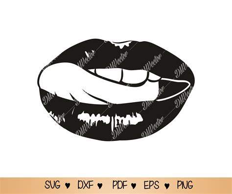 lips tongue svg lips with tongue out svg png pdf dxf eps etsy