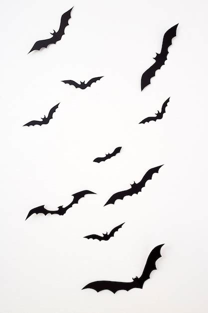 Premium Photo Bat Paper Decoration Halloween