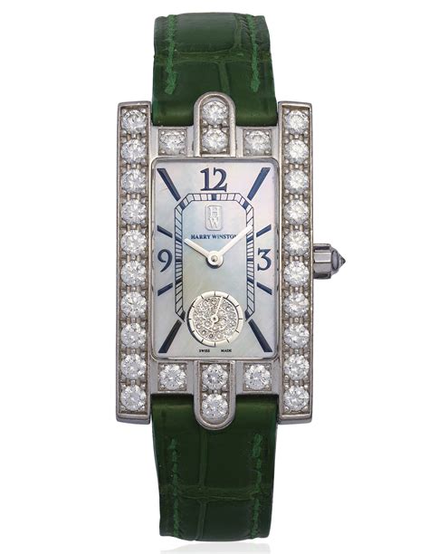 Harry Winston Avenue Classic White Gold Watch Christies