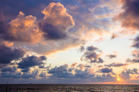 Dark Clouds At Sunset Stock Image Image Of Sunset Cloudscape 39559387