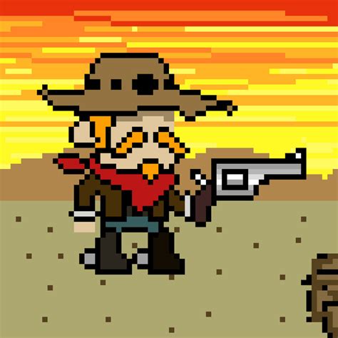 Pixel Cowboy By Lucasdaguiar On Deviantart