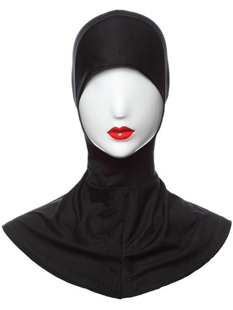 hijab plain muslim cotton full cover inner hijab cap islamic head wear hat underscarf hijab