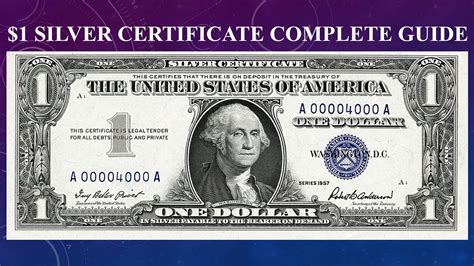 Silver Certificate Dollar Bill Complete Guide What Is It Worth And Why Youtube