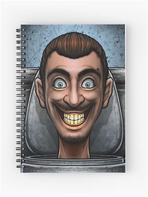 Toilet Man Monster Spiral Notebook For Sale By Winya In 2023 Tapestry Notebooks For Sale