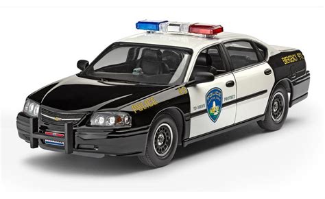 05 Chevy Impala Police Car 125 Scale Plastic Model Kit From Revell