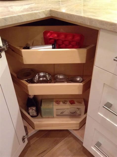 From adventurerstacey.com this shifted the layout to the left just far enough to cover the edge of the old floor and meet our tile baseboard. 11 Best Kitchen Organization Inserts | Kitchen cabinet ...