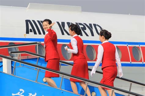Air Koryo Stewardesses All 3 Of Them North Korea Flight Attendant