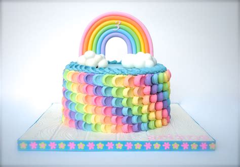Rainbow Birthday Cake — Childrens Birthday Cakes Rainbow Birthday