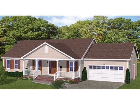 078h 0025 Small Country House Plan Makes A Nice Starter Home 1392 Sf