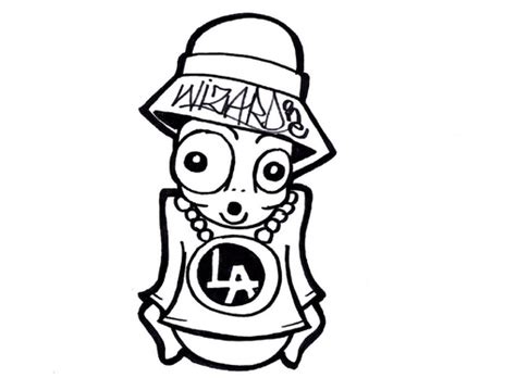 Gambar tersebut bisa anda download langsung, caranya silahkan kl. Kartun Gambar Grafiti Keren Hitam Putih Simple - colouring ...