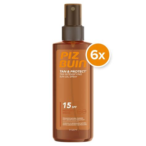 Piz Buin Oil Spray Tan And Protect Lsf 15 Shop