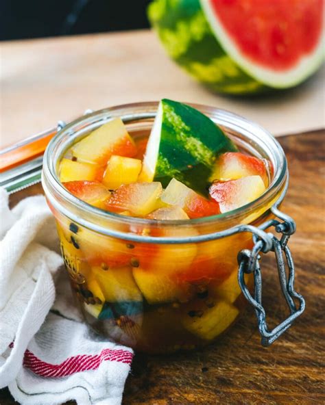 Easy Pickled Watermelon Rind A Couple Cooks