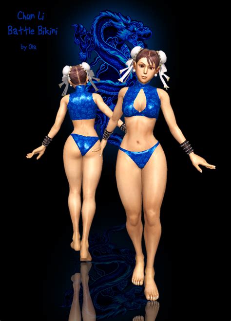 Chun Li Battle Bikini Release By Bubblecloud On Deviantart My Xxx Hot Girl