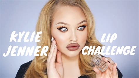 Kylie Jenner Lip Challenge Nikkietutorials