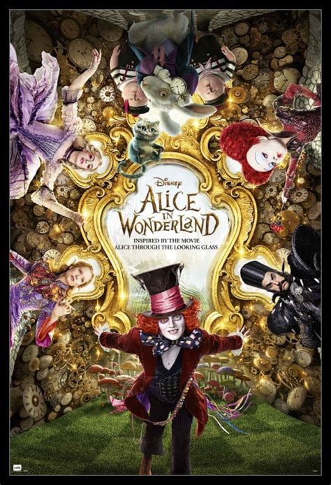 Alice In Wonderland 2 Laminated And Framed Poster 24 X 36