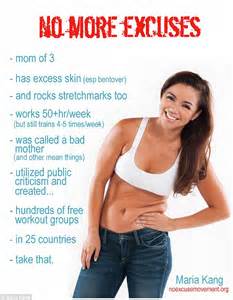 fit mom maria kang launches new no more excuses campaign daily mail online