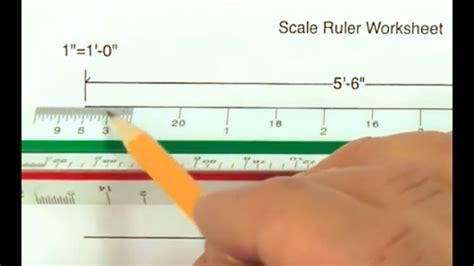 How To Use A Scale Ruler Plus A Worksheet And Paper Scale Ruler With