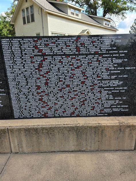 Here are the New Names... - Michigan State Firemen's Memorial