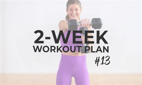 Free 14 Day Challenge Workout Meal Plan Nourish Move Love
