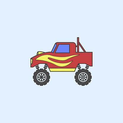 The outsourcing of transportation is done by. Bigfoot Car Field Outline Icon Element Of Monster Trucks ...
