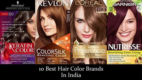 Top 10 Best Hair Color Brands In India Hair Color Brands