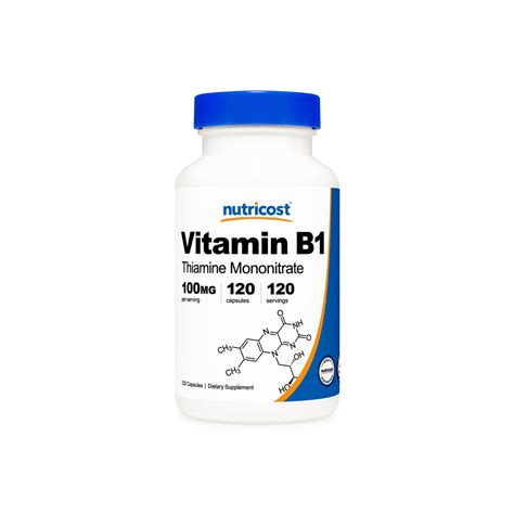 Nutricost Vitamin B1 Thiamin Capsules