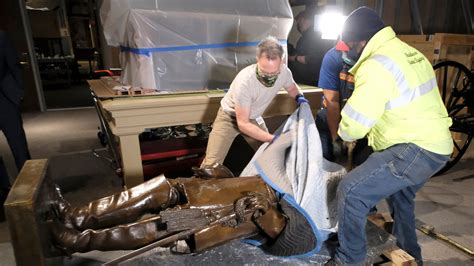 Robert E Lee Statue Removed From Us Capitol Is Now In Virginia Museum