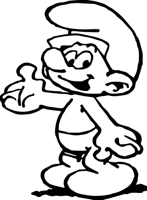 Nobody Smurfs Smurf Coloring Page | Wecoloringpage.com