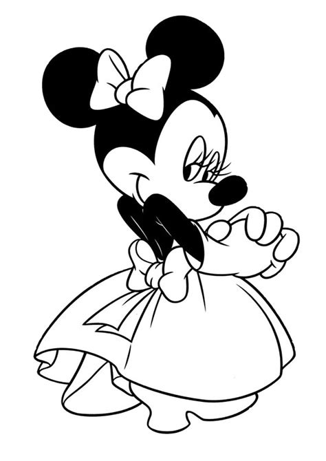 36 Printable Minnie Mouse Coloring Pages For Girls Print