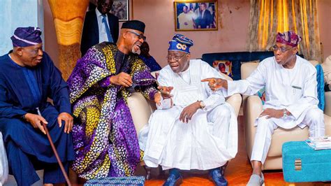 Eight Years After Leading Buhari To Obasanjo Tinubu Meets Ex President