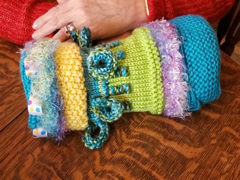 Twiddle Muffs Are Colorful Captivating Sensory Therapy Tools Designed To Keep The Restless