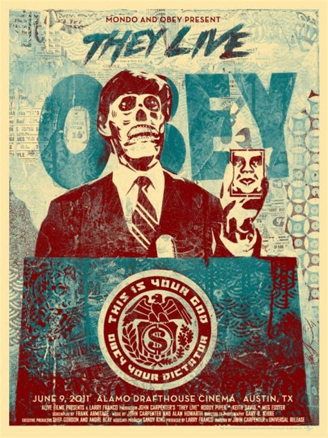 They Live 2 Print Release On 7711 Obey Giant