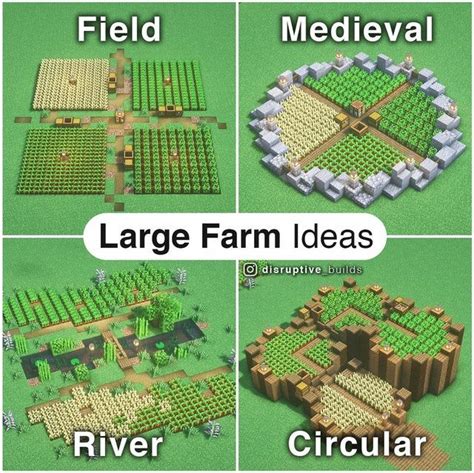 Here Are 4 Large Farm Ideas My Friend And I Created Minecraftbuilds