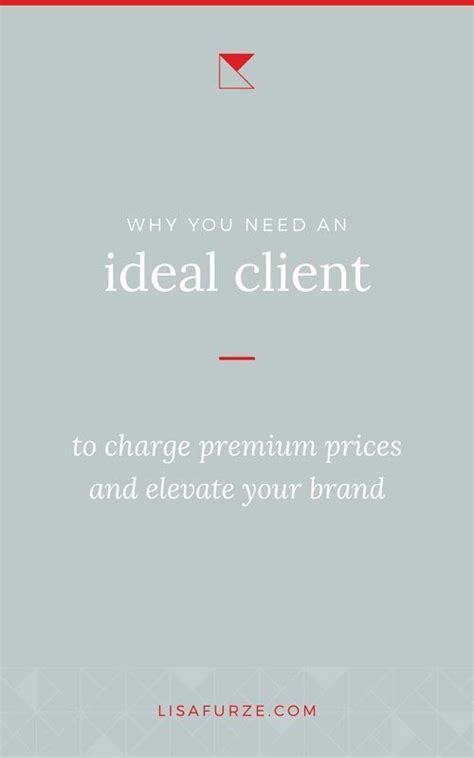 Why You Need To Define Your Ideal Client Lisa Furze Ideal Client