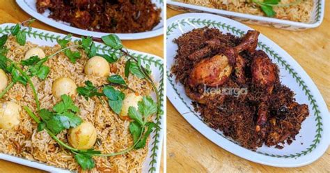 Nasi ayam, an alternative of nasi lemak in some places. Resepi Ayam Goreng Berempah Daun Pandan - Surasmi Q