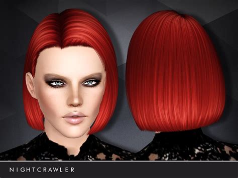 Nightcrawler Sims Nightcrawler Female Hair17